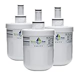 Samsung Refrigerator Replacement Water Filter for DA29-00003G, DA29-00003F, DA29-00003A, DA29-00003B - 3 X WLF-3G - Pack of 3