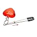 Nipple Clamps Heart Shape Adjustable Breast Labia Clips Clit Clamp, 1-Pair
