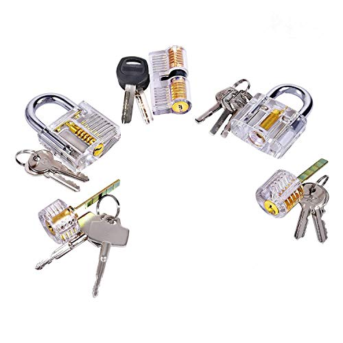 Hancel 5pcs of Locks for Locksmith Practice