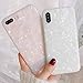 BOFTALE for iPhone X/XS Case,5.8 Inch,Girls Women Sparkling Shiny Soft TPU Silicone Back Cover Cute Slim Fit Glitter Pearly-Lustre Translucent Shell Pattern Protective Phone Case (Colorful)