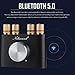 Nobsound Mini Bluetooth Power Amplifier; Stereo Hi-Fi Digital Amp 2.0 Channel 50W×2 with AUX/USB/Bluetooth Input; Wireless Audio Receiver; PC Sound Card with Power Supply (Black)thumb 3