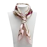 100% Silk Scarf Neckerchief Small Square Print Scarves Women 100% Silk Scarf Neckerchief Small Square Print Scarves Women