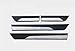 For Honda Civic 2016-2017 New 10TH Sedan Fashion Style Car Door Sill Scuff Plate Guard Sills Protector Trim