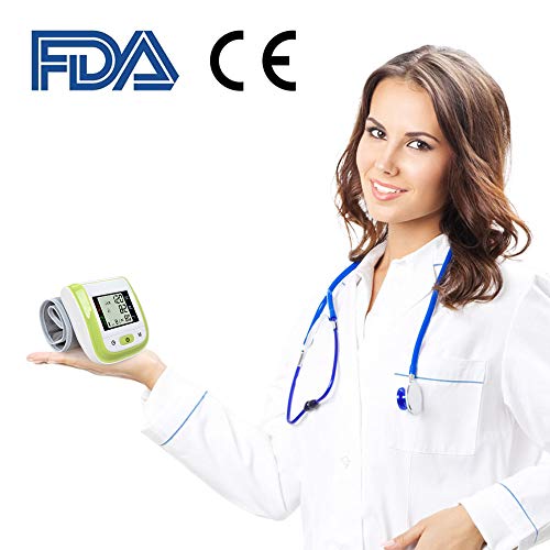 Elera Wrist Blood Pressure Cuff,Fda Approved Blood Pressure Monitor,Blood Pressure Cuff,Automatic Blood Pressure Monitor(Green)