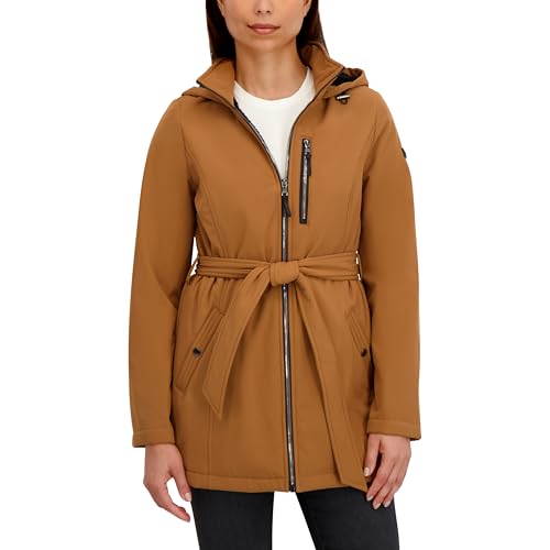 HFX Women's Softshell Transitional Jacket – Bonded Mellow Pile, Lightweight Wat…