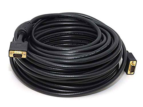 Monoprice 103573 75-Feet Super VGA Male to Male CL2 Rated Video Cable with Ferrites