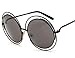 GAMT Round Sunglasses for Women With Retro Double Circle