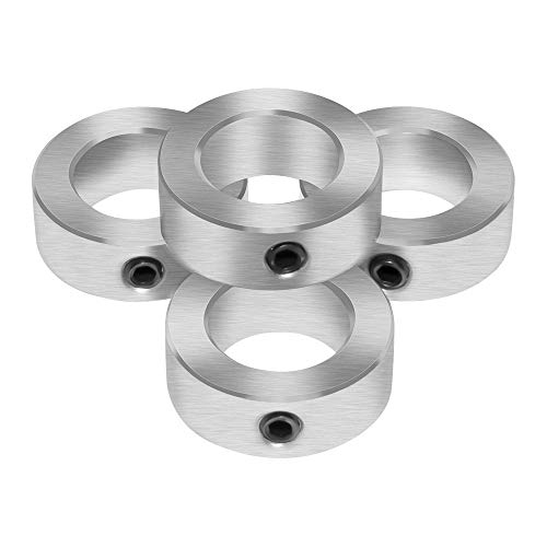 4 Solid+Steel+Style+Plated+Collars