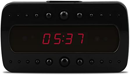 Eyeclub Wi-Fi Hidden Camera Alarm Clock Spy Cam HD IP Security Surveillance Camera Wireless Motion Activated Night Vision Nanny Camera