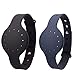 Misfit Shine 2 Wristband By Allrun, 2pcs Replacement Wrist Band Strap For Misfit Shine 2 (No tracker, Replacement Bands Only) (Black&Navy)