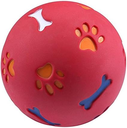 Momongel Pet Feeding Balls Food Leaking Dog Training Playing Toys Bones Paw Funny Gift
