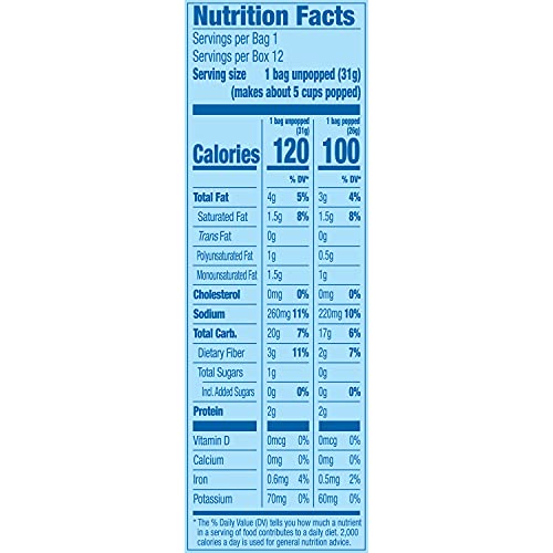 Pop Secret Microwave Popcorn, 100 Calorie Butter Flavor, 1.12 Oz Snack