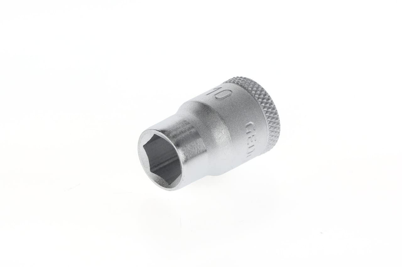 GEDORE Socket, 3/8" 10 mm drive, Hexagonal, 10 mm width, Tool, 30 10, Chrome-plated steel