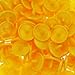 100 Glossy Sunset Yellow (B10) Round KAM Plastic Resin Snaps Craft Baby Bib Cloth Diaper