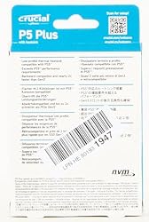 Crucial P5 Plus 2TB Gen4 NVMe M.2 SSD Internal