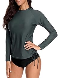 Camiseta deportiva de manga larga para dama con protección UPF 50+