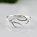 Julie's Jewelry S925 sterling silver ring opening christmas snowflake antlers anti allergy ring