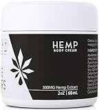 Hemp Pain Relief Cream 300 MG Natural Hemp Oil Extract - Pain Relief for Arthritis Muscle Back Pain Sciatica Nerve Fibromyalgia Shoulder Joint Knee Inflammation Neck Hand Shea Butter Aloe Moisturizer