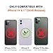 MOSNOVO for iPhone 11 Case, [Buffertech 6.6 ft Drop Impact] [Anti Peel Off] Clear Shockproof TPU Protective Bumper Phone Cases Cover with Angel Love Design for iPhone 11