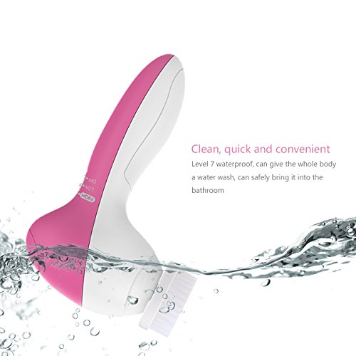 PIXNOR-P2016-Portable-7-in-1-Facial-and-Body-Ultra-Brush-for-Women-Men-Deeply-Cleaning-Skin-Natural-Anti-aging-Microdermabrasion-Cleanser-Tool-Set-Exfoliating-Dead-Skin-Cells-Stimulate-Collagen-Beauty
