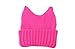 GAMT Cute Cat Ears Cap Wool Warm Beanies for Women Pink
