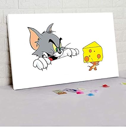 tytytr685 Digitale Malen Nach Zahlen Tom Und Jerry DIY Digitale Malerei