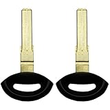 QualityKeylessPlus TWO Blade Insert Replacements for Saab Remote Uncut Key Blank with FREE KEYTAG