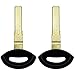 QualityKeylessPlus TWO Blade Insert Replacements for Saab Remote Uncut Key Blank with FREE KEYTAG