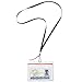 Wisdompro 30 Pack of 17 inch Nylon Neck Lanyard Strap with J-Hook and Tone Split Ring for Office USB Flash Drives, Keys, Keychains, ID Name Tag Badge Holders or other Portable item - Black
