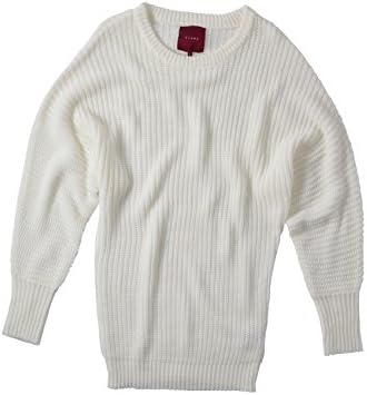 SEANA Dolman Knit Sweater M WhiteB