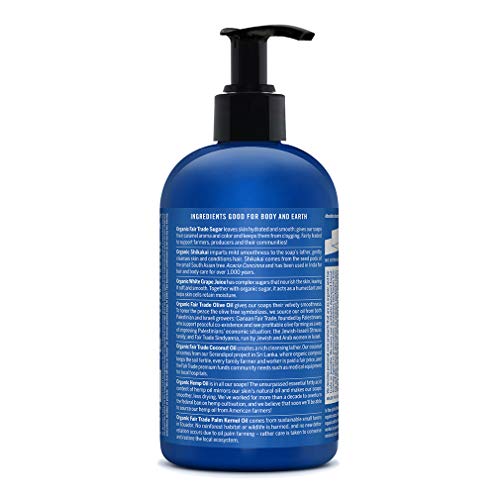 Dr. Bronner's Organic Sugar Soap (Peppermint, 12 oz) Made with