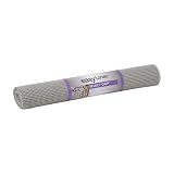Duck Brand Select Grip EasyLiner Shelf and Drawer Liner, Non-Adhesive, 20-Inch x 6-Feet, Non-Adhesive, Light Grey, 283311
