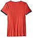 adidas Girls Court Tee, Ray Red Collegiate Navy, Small