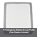 Box Spring Cover Thick & Opaque - Stretch to Fit, Premium Sleek Alternative for Bed Skirts, Elastic Wrap Around - Queen, Gray