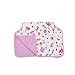 Little Unicorn Cotton Muslin Burp Cloth - Berry & Bloom, Purple, Pink, Yellow