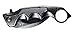 Full Metal CSGO Karambit Claw Folding Pocket Knife, Tactical Knife. for Gift, Collection, EDC (Black)