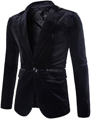 Men's Stylish Peaked Lapel Blazer Jacket