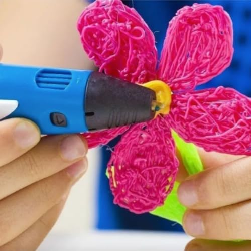 Kit Filamento PLA para Caneta 3D – 20 Cores Sortidas 1,75mm | 100 Metros Total | Refil Compatível com Caneta 3D e Impressoras 3D | Material PLA para Desenho, Modelagem e Projetos Criativos