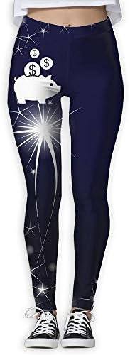 Ccooeuned Fxfx Womens Fashion Yoga Pants Bitcoin Piggy Bank Skinny Yoga Pant