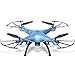 Cheerwing Syma X5HW-I Wifi FPV Drone with HD Camera Live Video Altitude Hold Function 2.4Ghz 4CH RC Quadcopter Blue