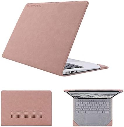 Surface Laptop 2 ケース カバー 手帳型 レザー ラップトップ2用 ギフト タブレットケース ダークグレー サーフェス レザーケース おしゃれ 手帳型タイプ