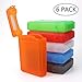 KSB 3.5 Inches IDE/SATA HDD Hard Drive Protection Storage Box Case, Pack of 6 Assorted Colors