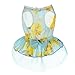 Gotd Cute Sweet Pet Puppy Dog Apparel Clothes Short Skirt Dress (M, Blue)