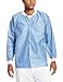 ValuMax 3630CBL Extra-Safe, Wrinkle-Free, Noble Looking Disposable SMS Hip Length Jacket, Ceil Blue, L, Pack of 10