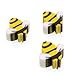 U. S. Toy LM174 Mini Bumble Bee Erasers, Yellow