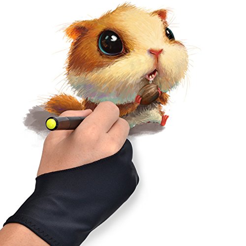 TFY Art Anti-Fouling Finger Drawing Glove for Graphics Tablets, Tablet Monitors, Oil & Sketch Painting- 1 Piece