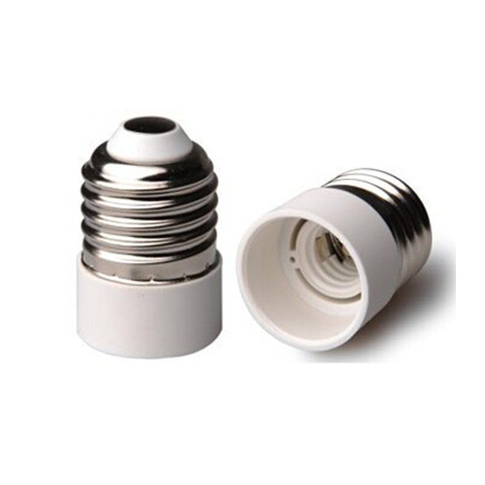 Mr. Gadget's Solutions® E27 Edison to E14 Base Screw LED Light Lamp Bulb Holder Adapter Converter