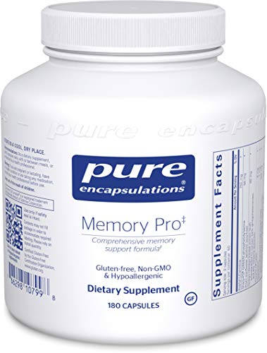 Pure Encapsulations - Memory Pro - Dietary Supplement with Broad-Spectrum Memory Support Formula* - 180 Capsules