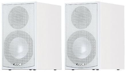 Canton GLE 420 2-Wege Bassreflex-Regallautsprecher (70/130 Watt, Ständer) weiss/weiss (Paar)