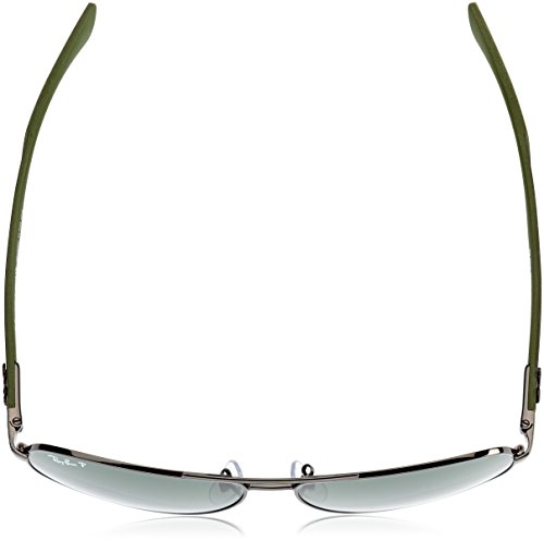 RayBan RB8313 Gunmetal Frame Polarized Green 61mm
